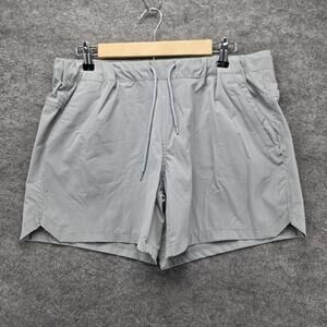 Realtree Fishing Shorts Mens L Gray Athletic 4 Inseam Pockets Drawstring